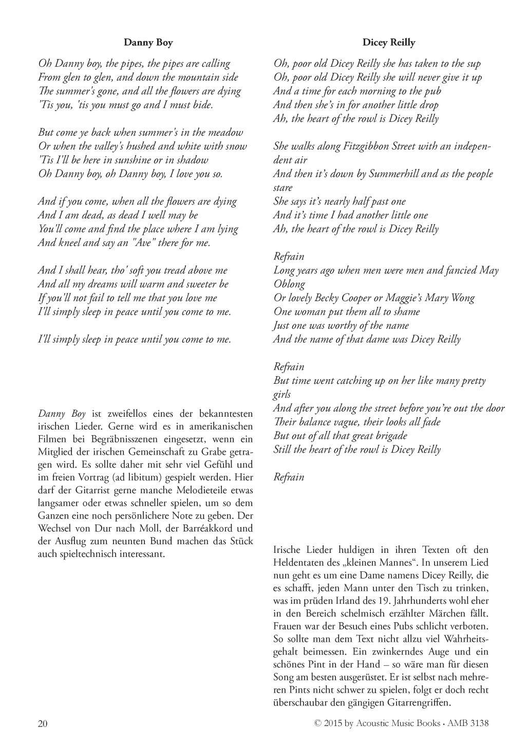 Beispielinhalt (Bild) Irish Guitar Tunes