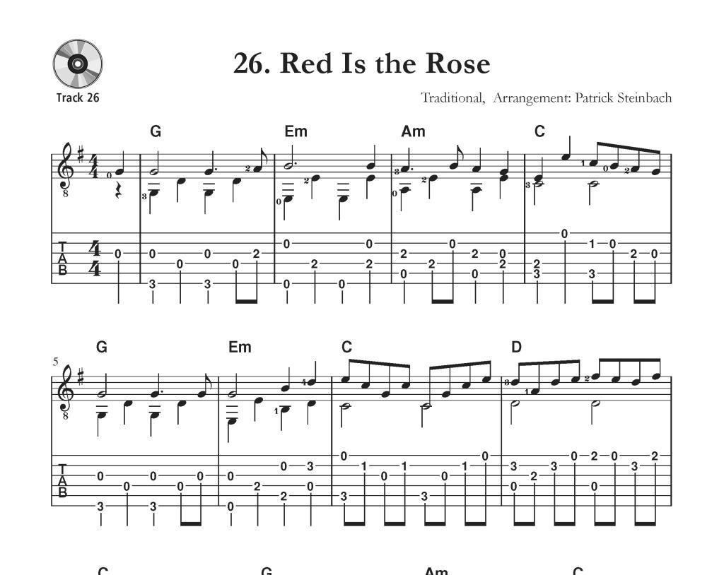 Beispielinhalt (Bild) Irish Guitar Tunes