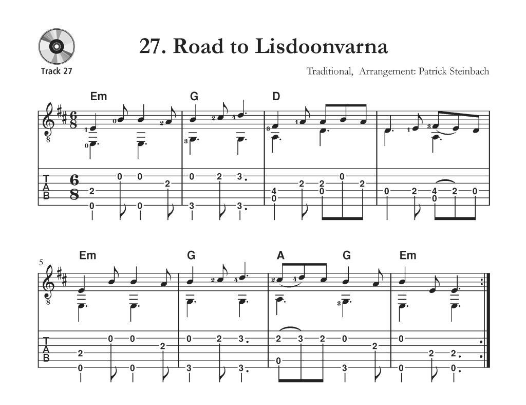 Beispielinhalt (Bild) Irish Guitar Tunes