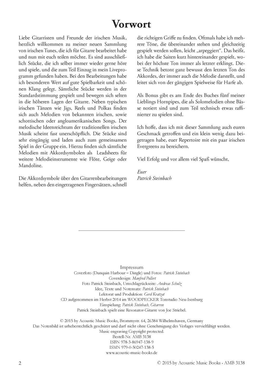 Beispielinhalt (Bild) Irish Guitar Tunes