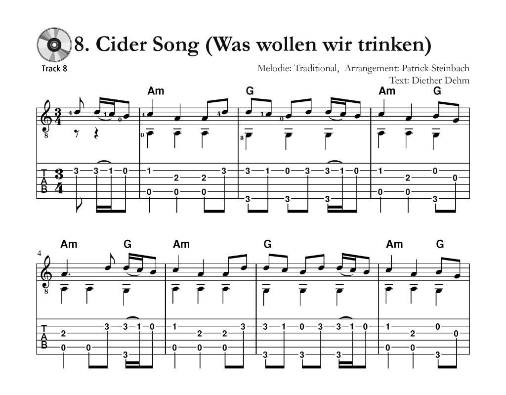 Beispielinhalt (Bild) Irish Guitar Tunes