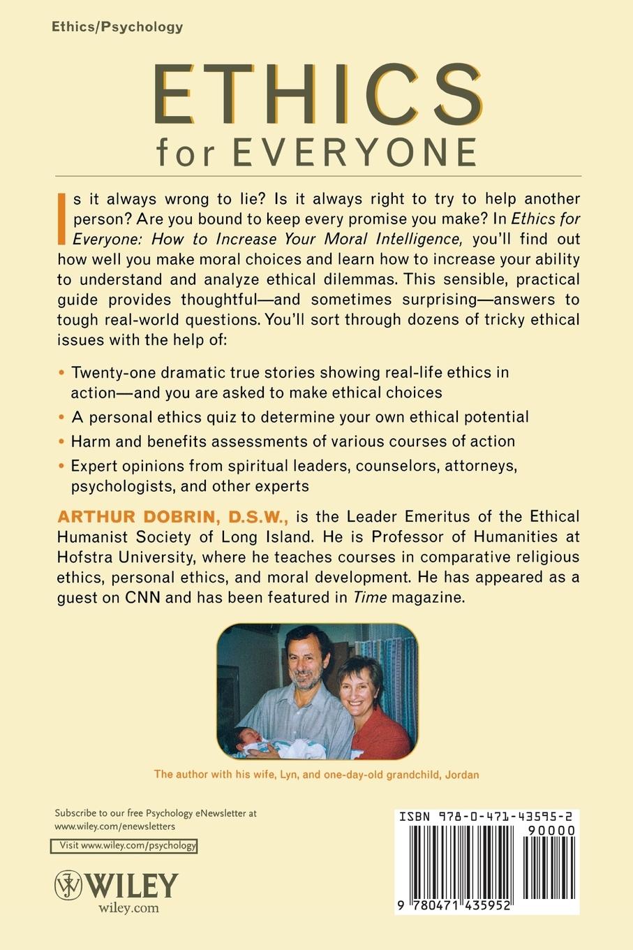Rückseitencover Ethics for Everyone
