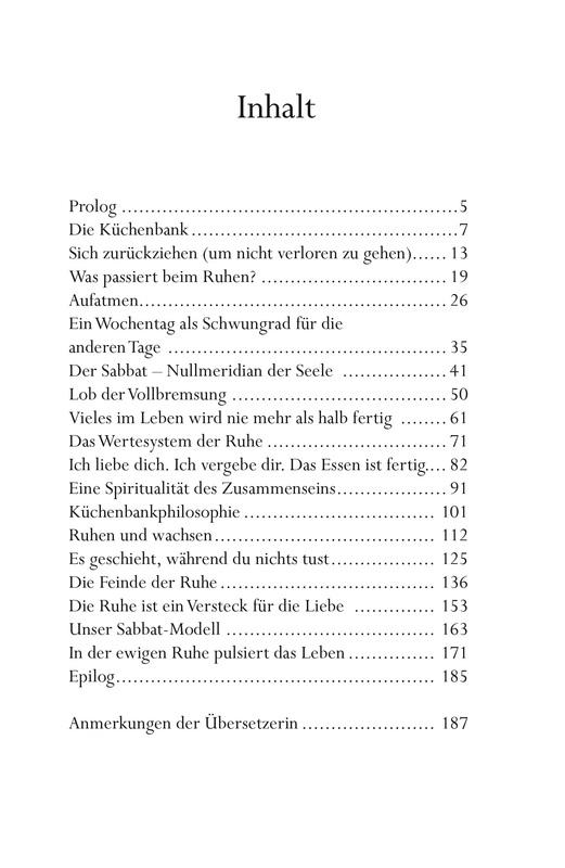 Beispielinhalt (Bild) Warum Ruhe unsere Rettung ist