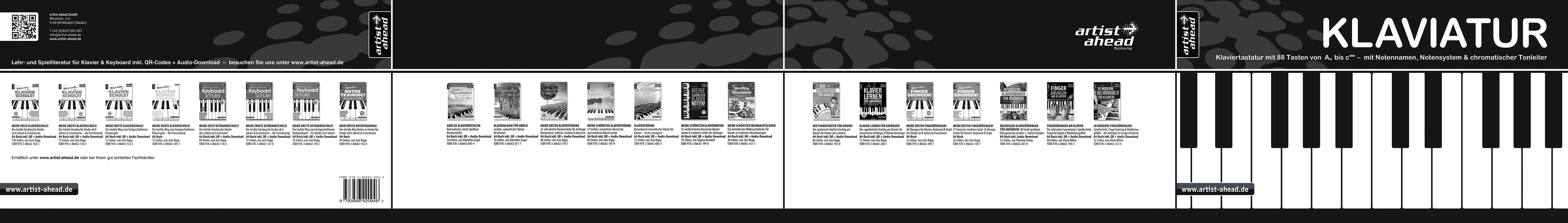 Rückseitencover Klaviatur