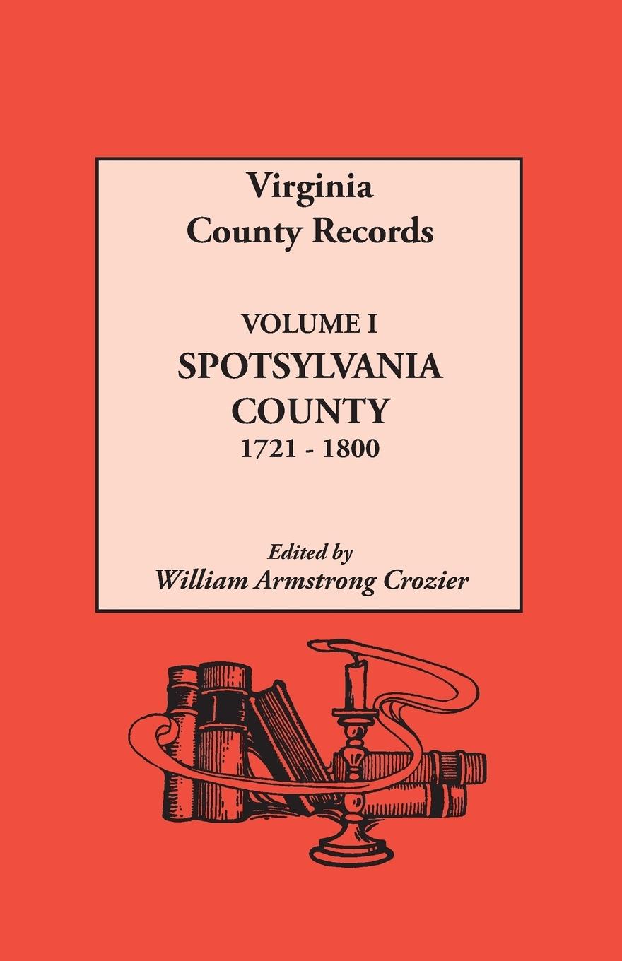 Vorderes Coverbild Virginia County Records. Volume I