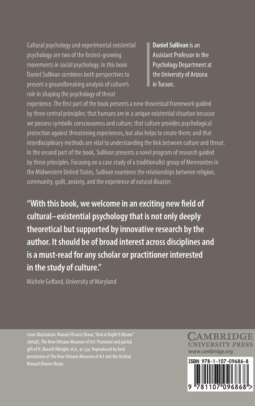 Rückseitencover Cultural-Existential Psychology
