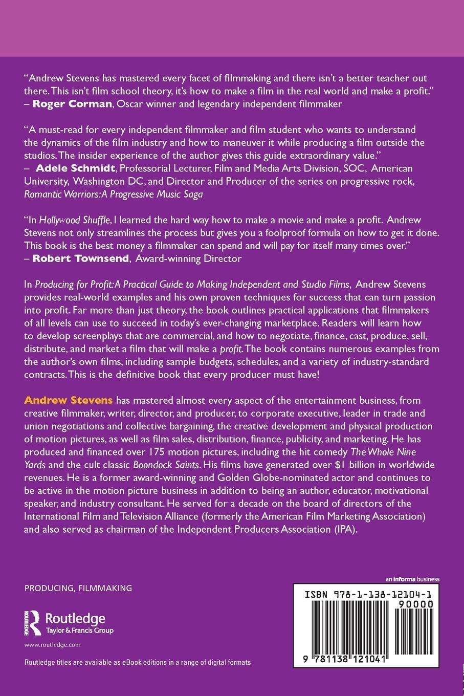 Rückseitencover Producing for Profit