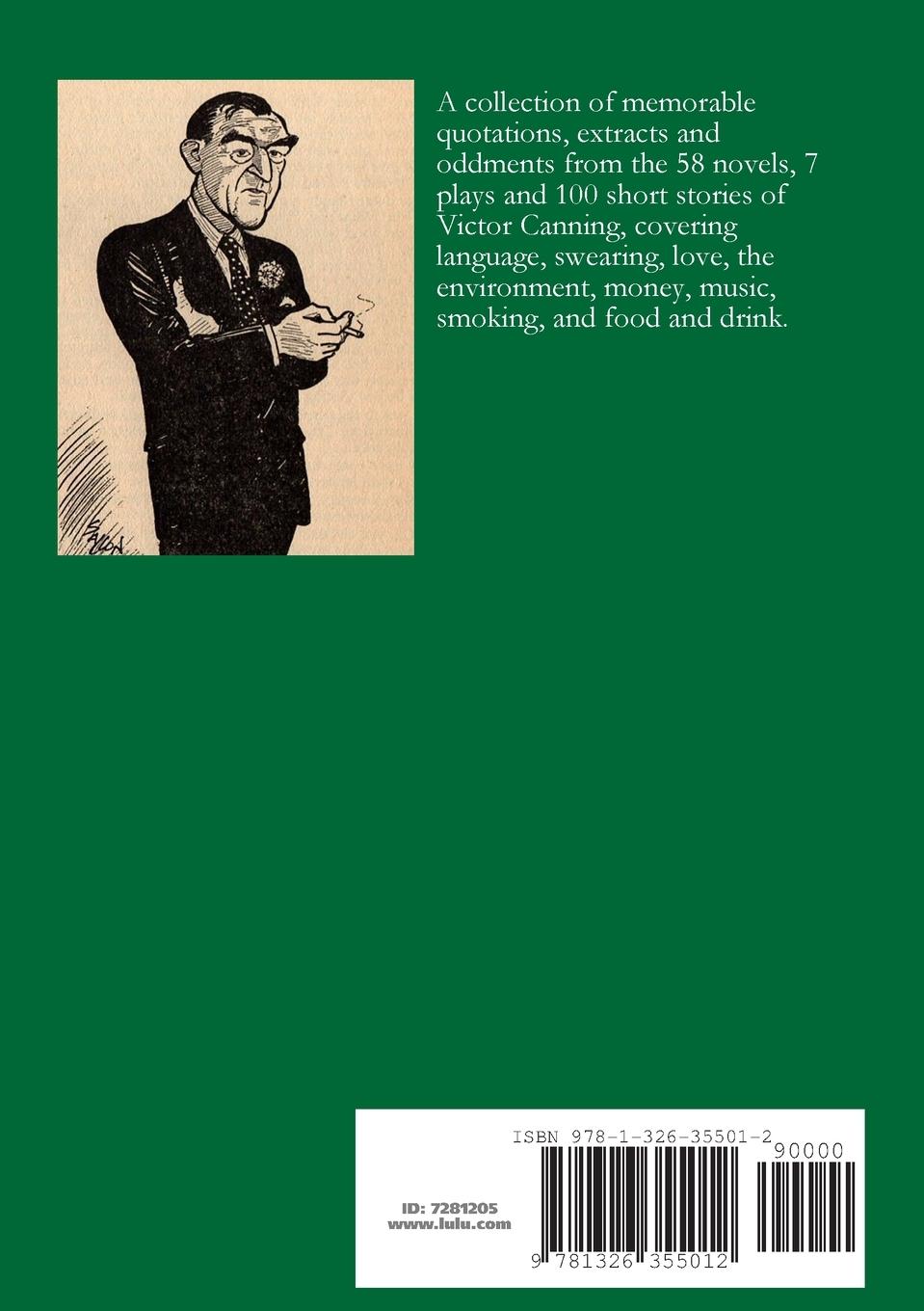 Rückseitencover A Victor Canning Sampler