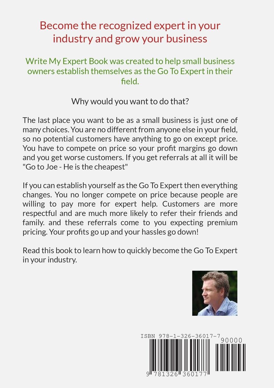 Rückseitencover Become The Go To Expert