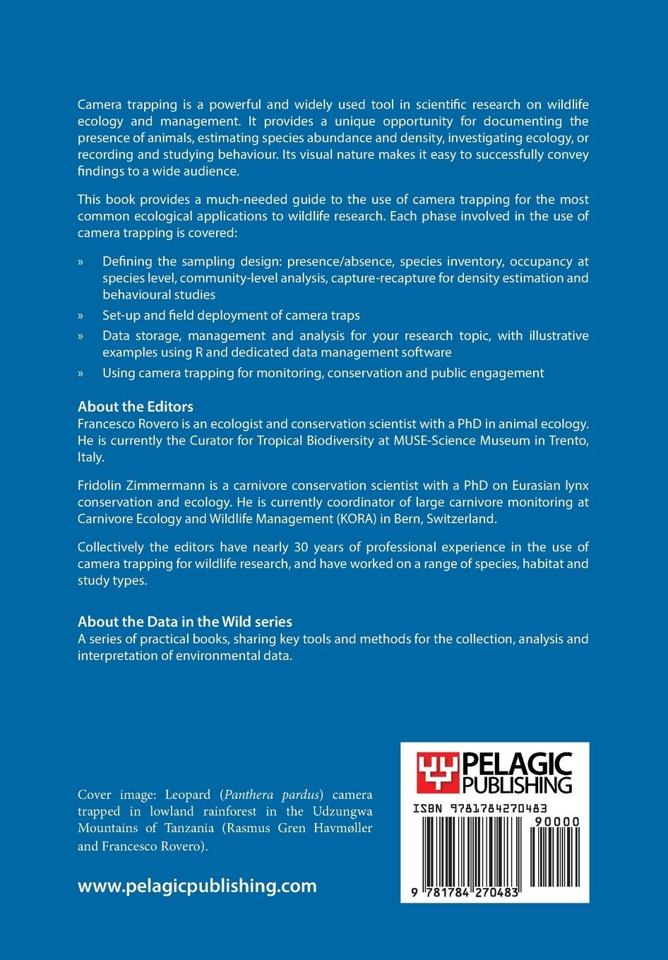 Rückseitencover Camera Trapping for Wildlife Research