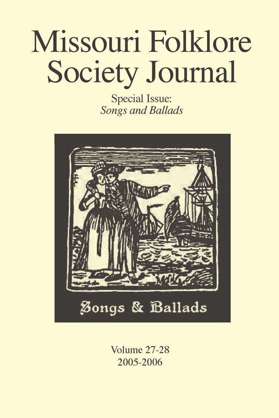 Vorderes Coverbild Missouri Folklore Society Journal