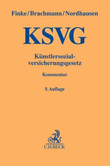 Vorderes Coverbild Künstlersozialversicherungsgesetz