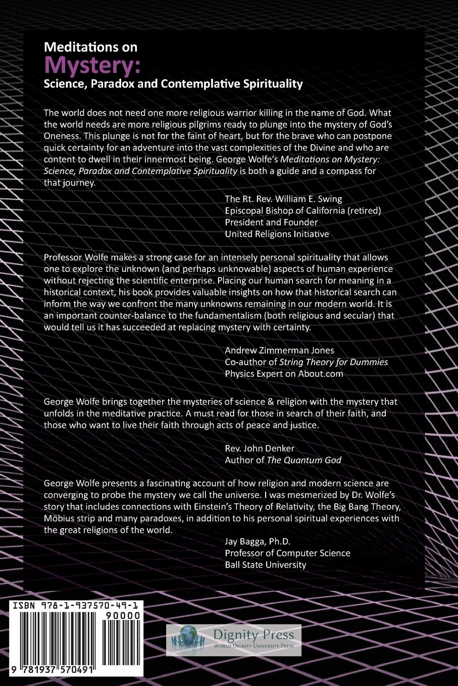 Rückseitencover Meditations on Mystery