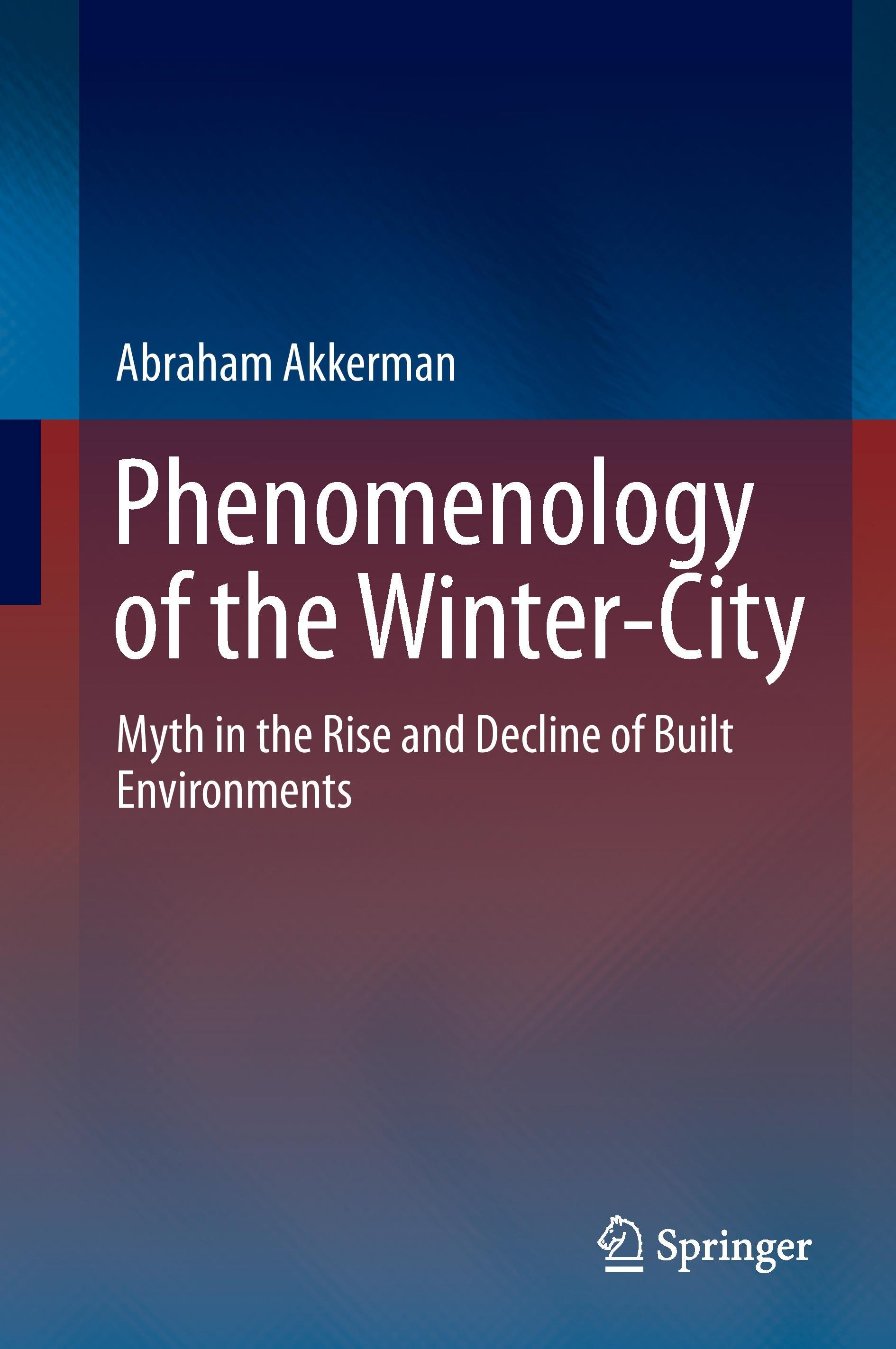 Vorderes Coverbild Phenomenology of the Winter-City