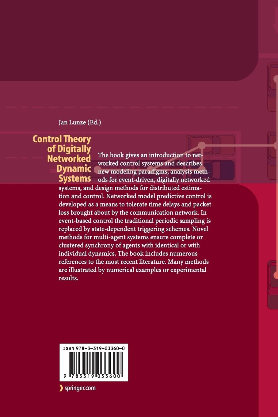 Rückseitencover Control Theory of Digitally Networked Dynamic Systems