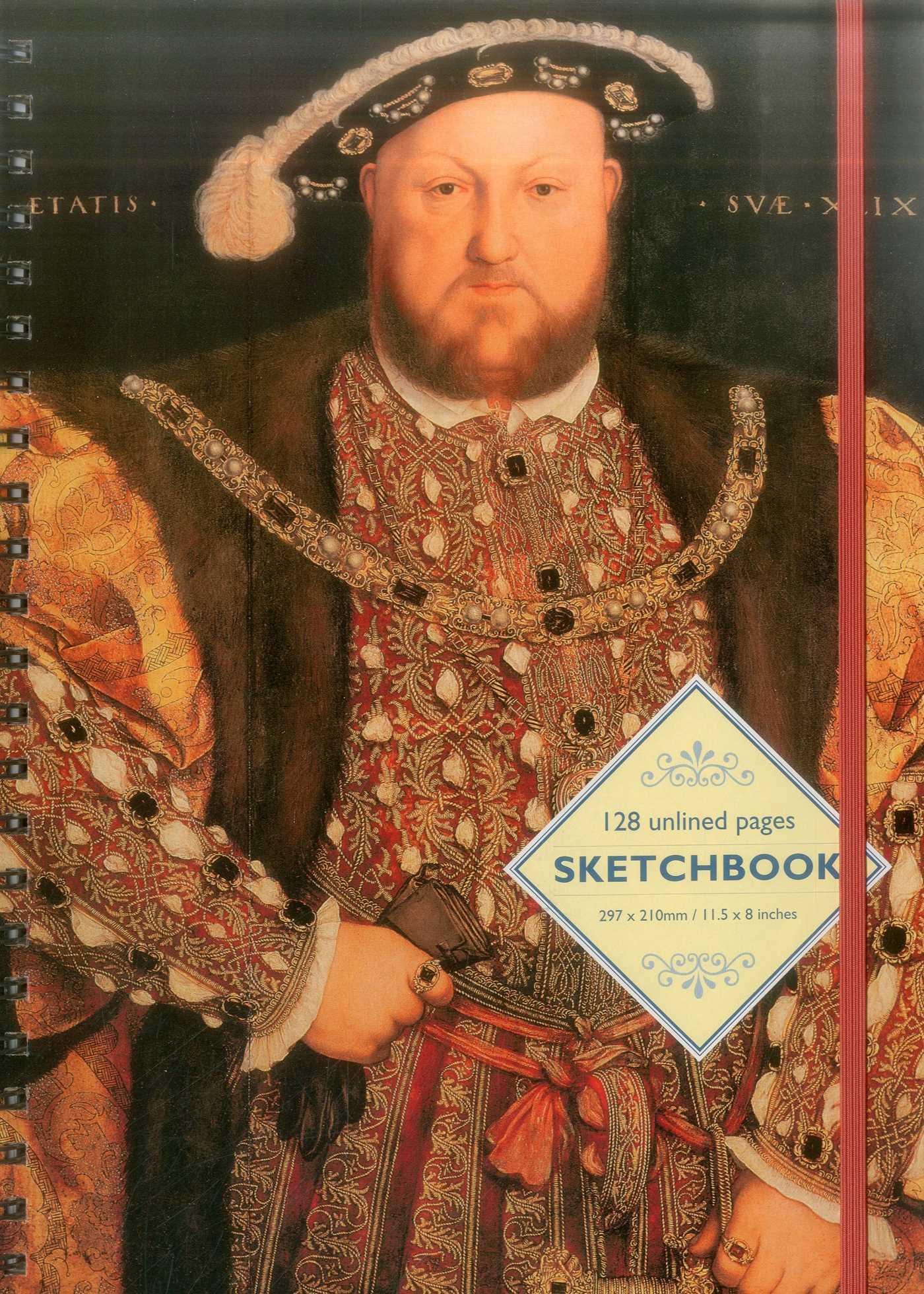 Vorderes Coverbild Sketchbook: Henry VIII (Hans Holbein the Younger)