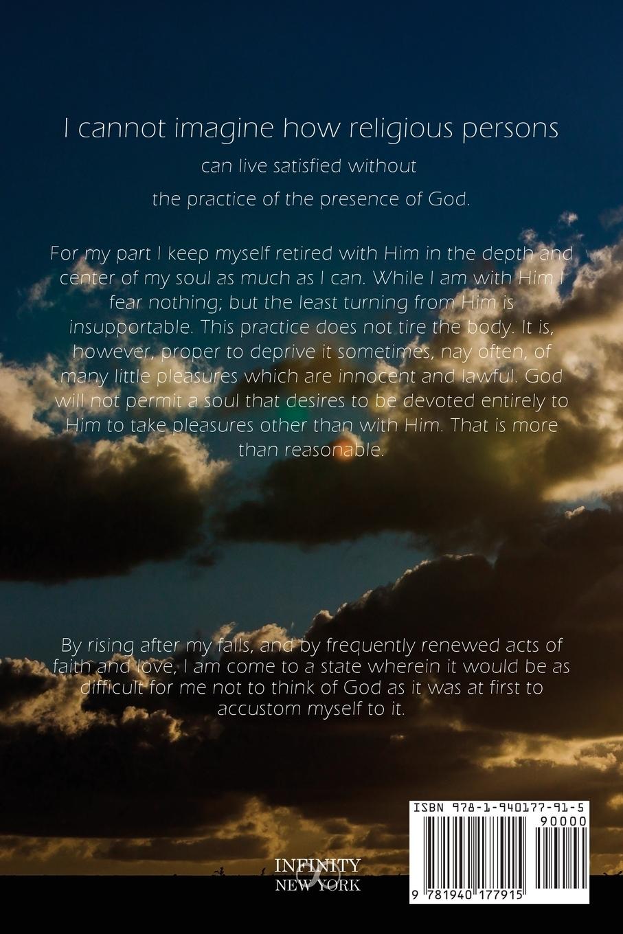 Rückseitencover The Practice of the Presence of God by Brother Lawrence
