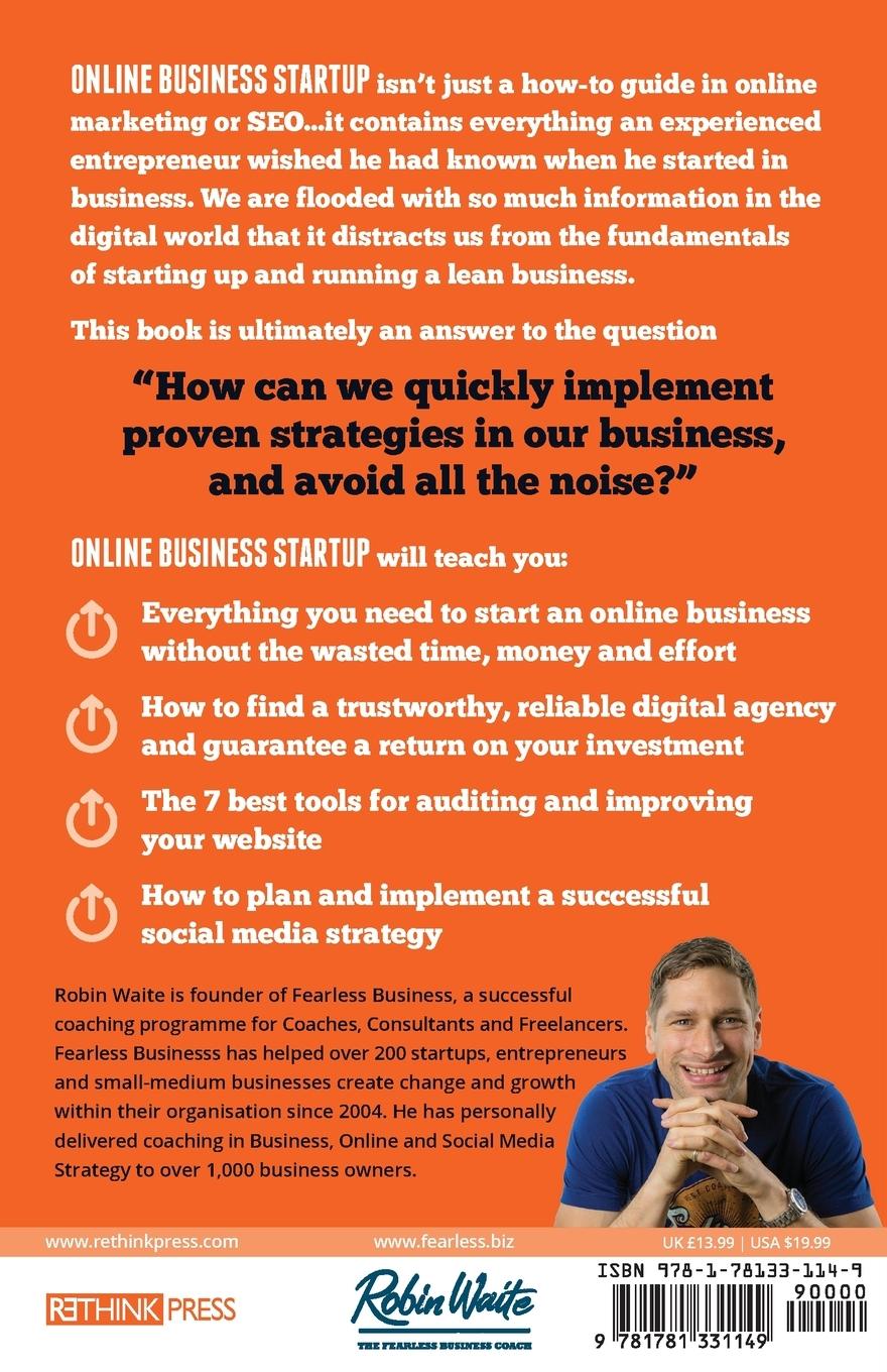 Rückseitencover Online Business Startup - The entrepreneur's guide to launching a fast, lean and profitable online venture