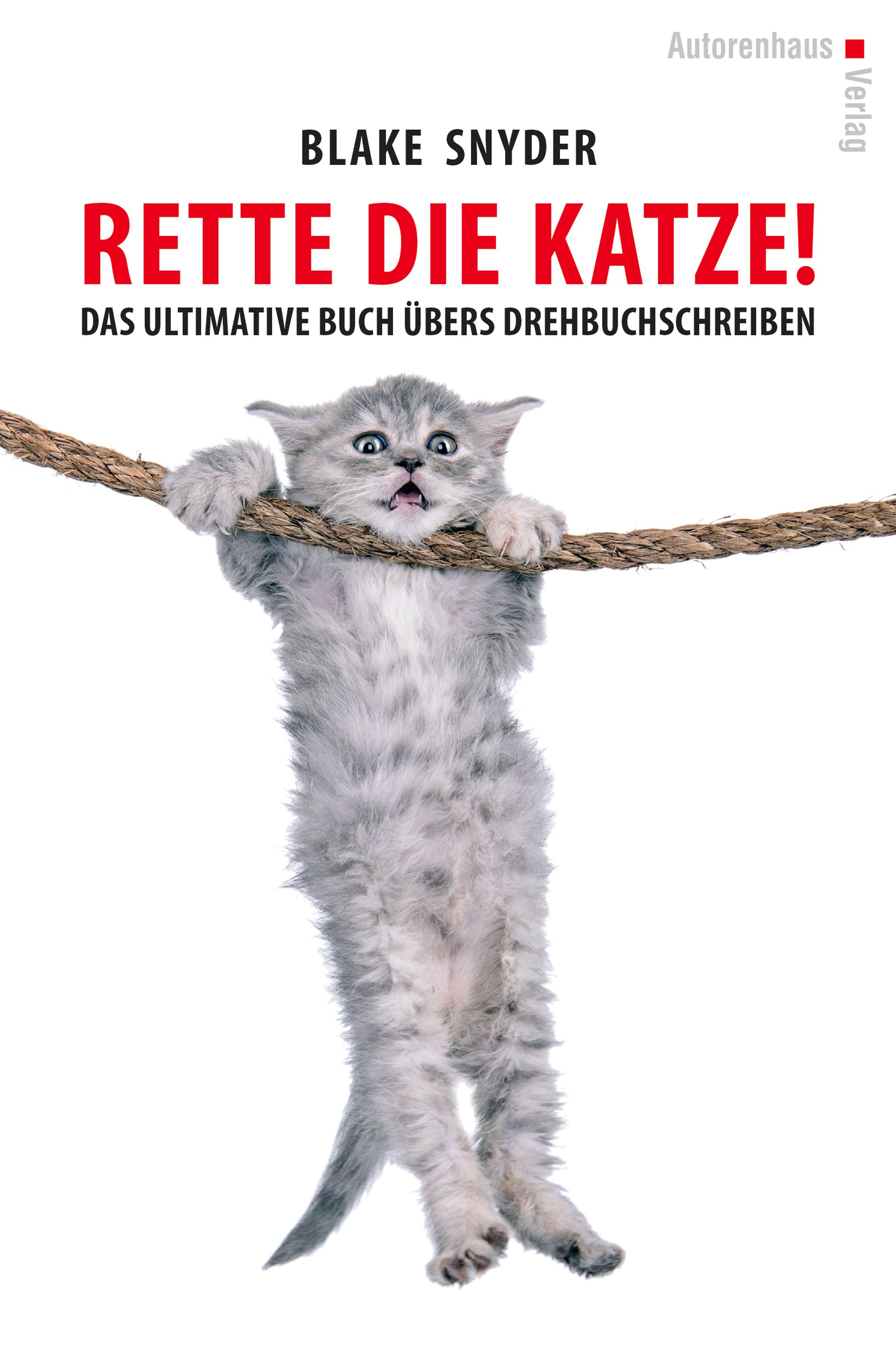 Vorderes Coverbild Rette die Katze! Das ultimative Buch übers Drehbuchschreiben
