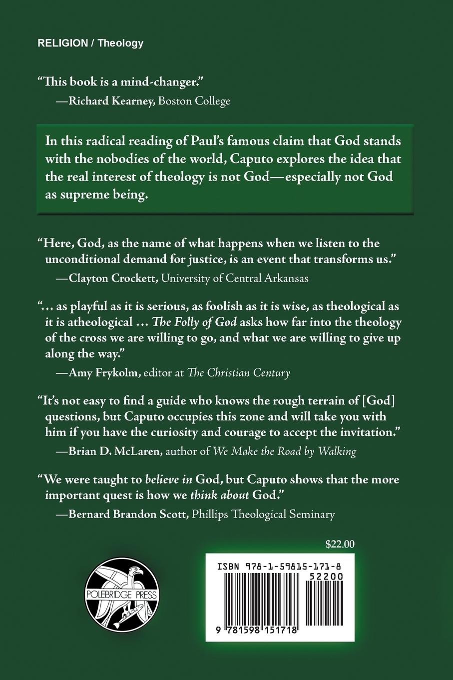 Rückseitencover The Folly of God