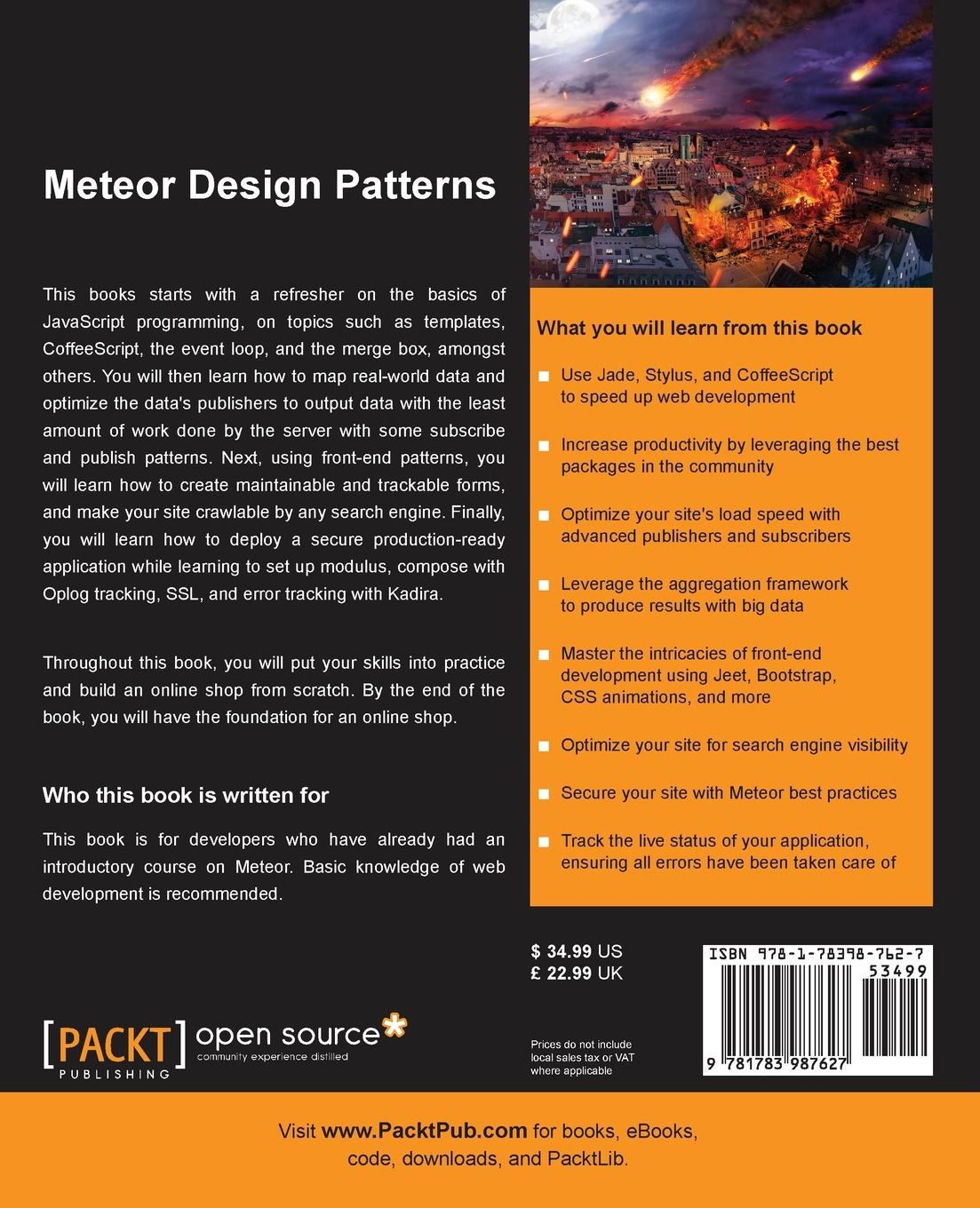 Rückseitencover Meteor Design Patterns