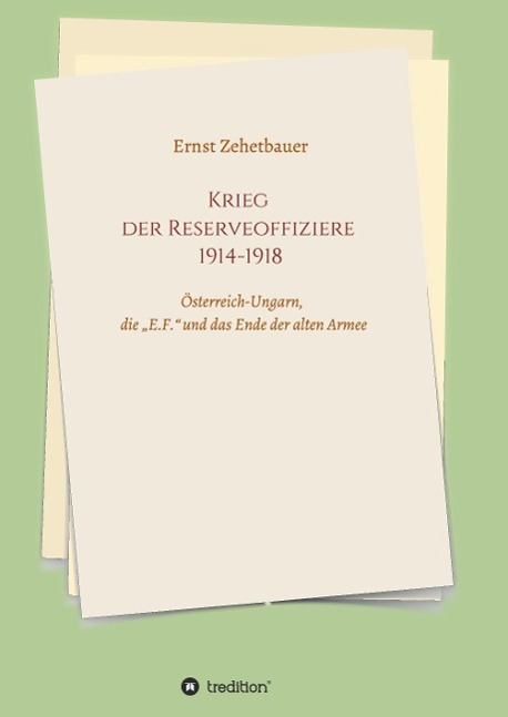 Vorderes Coverbild Krieg der Reserveoffiziere 1914-1918