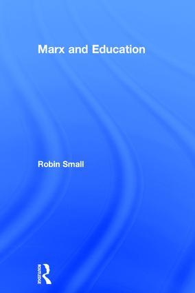 Vorderes Coverbild Marx and Education