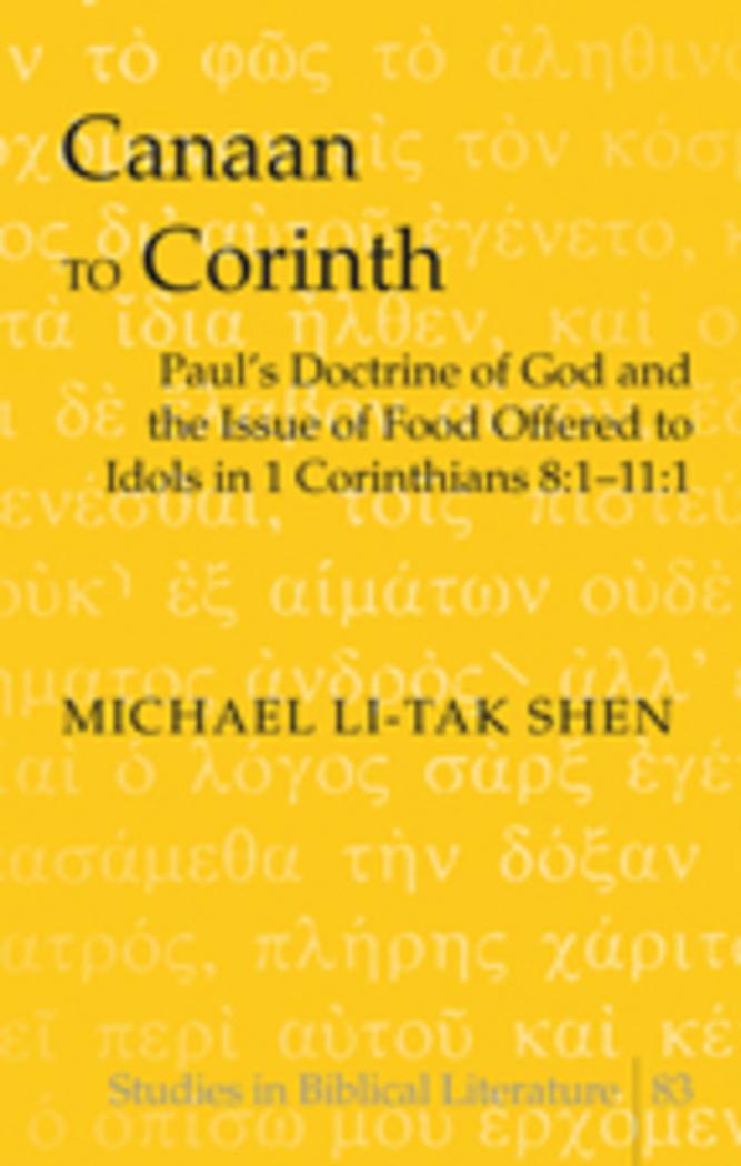 Vorderes Coverbild Canaan to Corinth