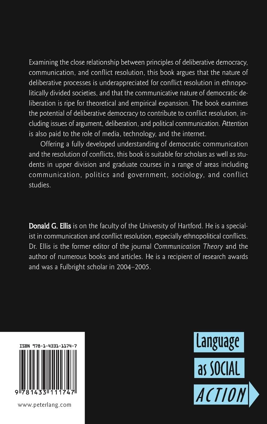Rückseitencover Deliberative Communication and Ethnopolitical Conflict