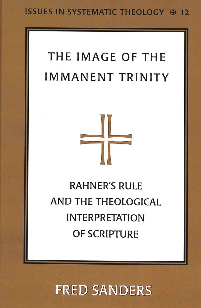 Vorderes Coverbild The Image of the Immanent Trinity