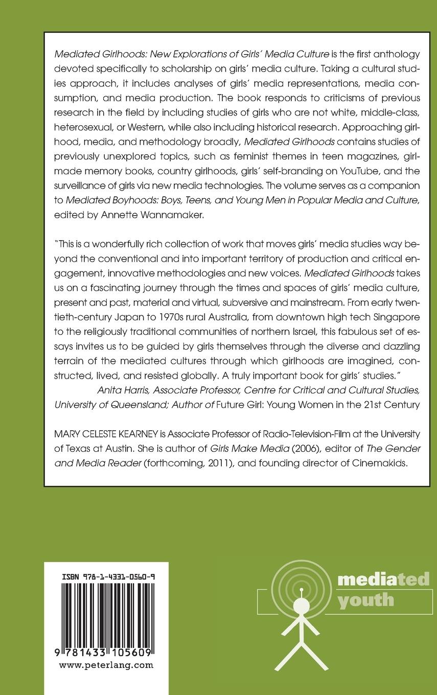Rückseitencover Mediated Girlhoods