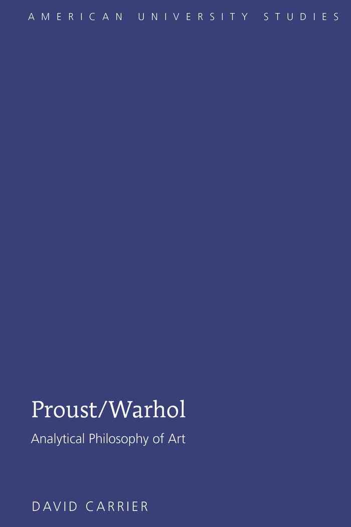 Vorderes Coverbild Proust/Warhol