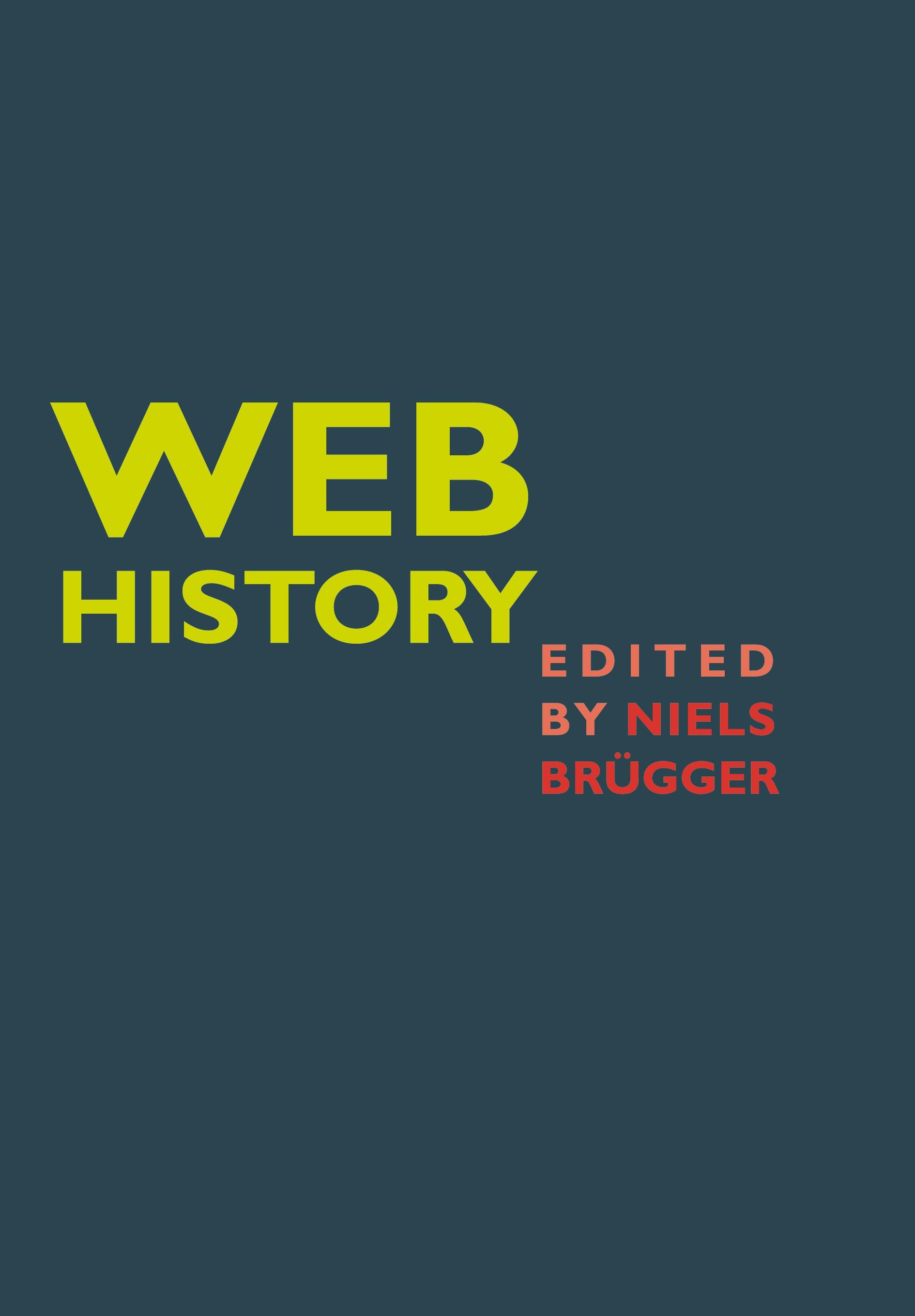 Vorderes Coverbild Web History