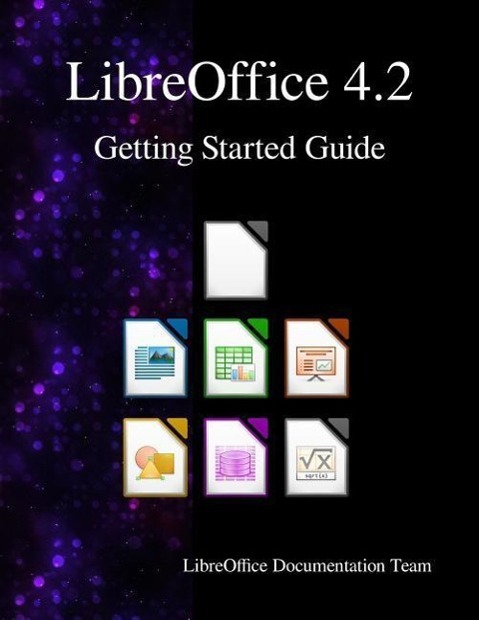 Vorderes Coverbild LibreOffice 4.2 Getting Started Guide