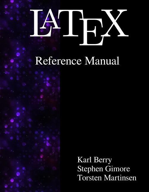 Vorderes Coverbild Latex Reference Manual