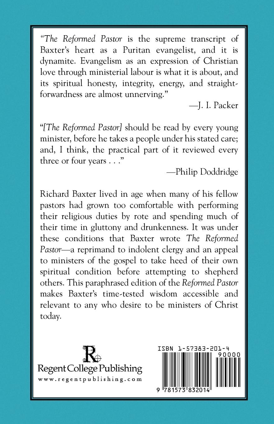 Rückseitencover The Reformed Pastor