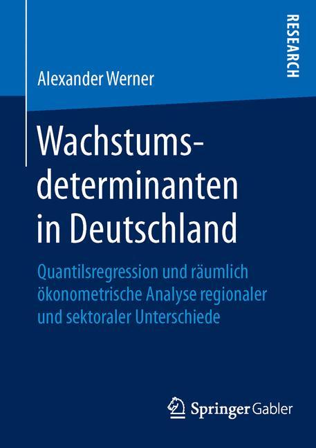 Vorderes Coverbild Wachstumsdeterminanten in Deutschland