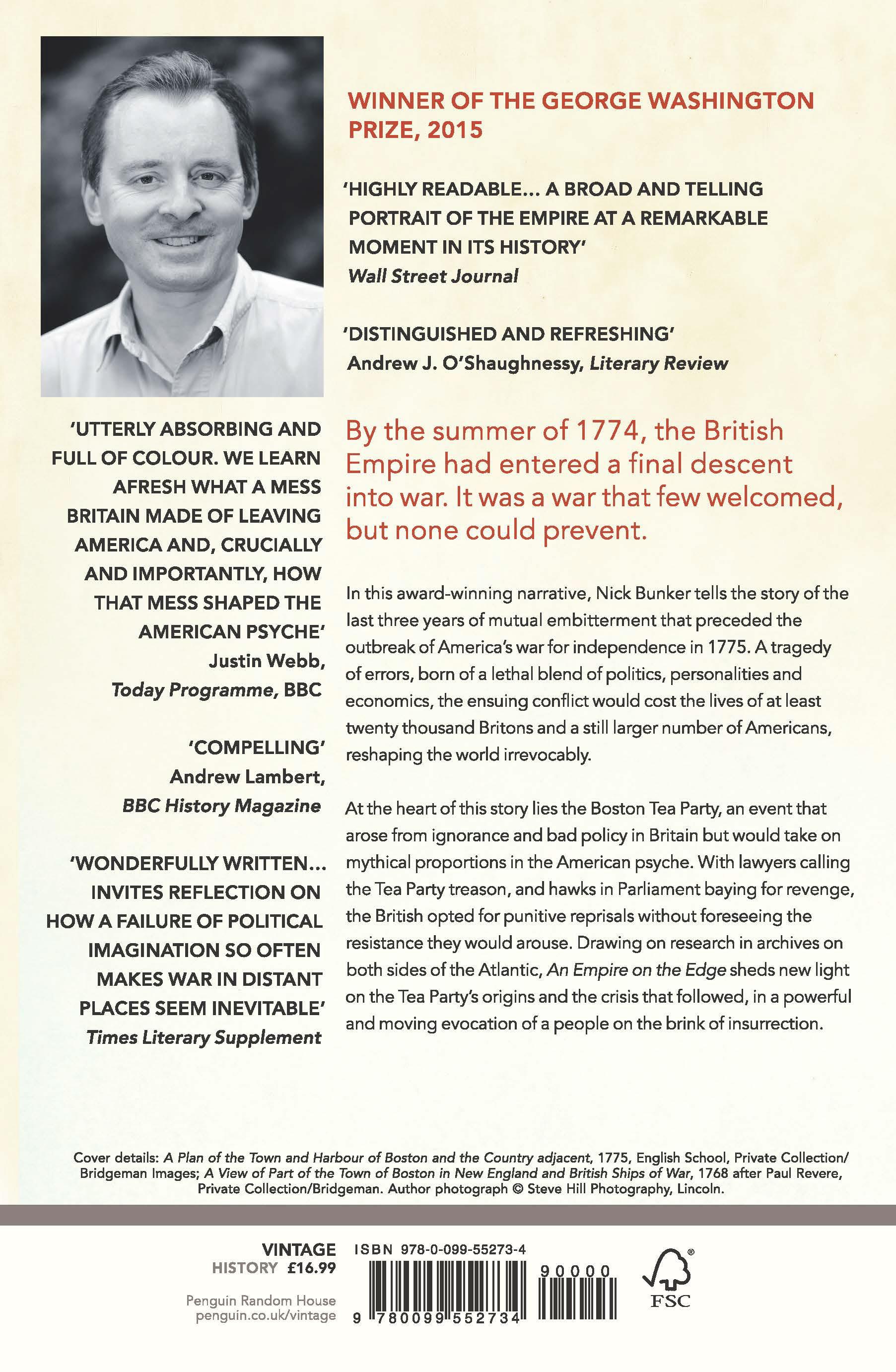 Rückseitencover An Empire On The Edge