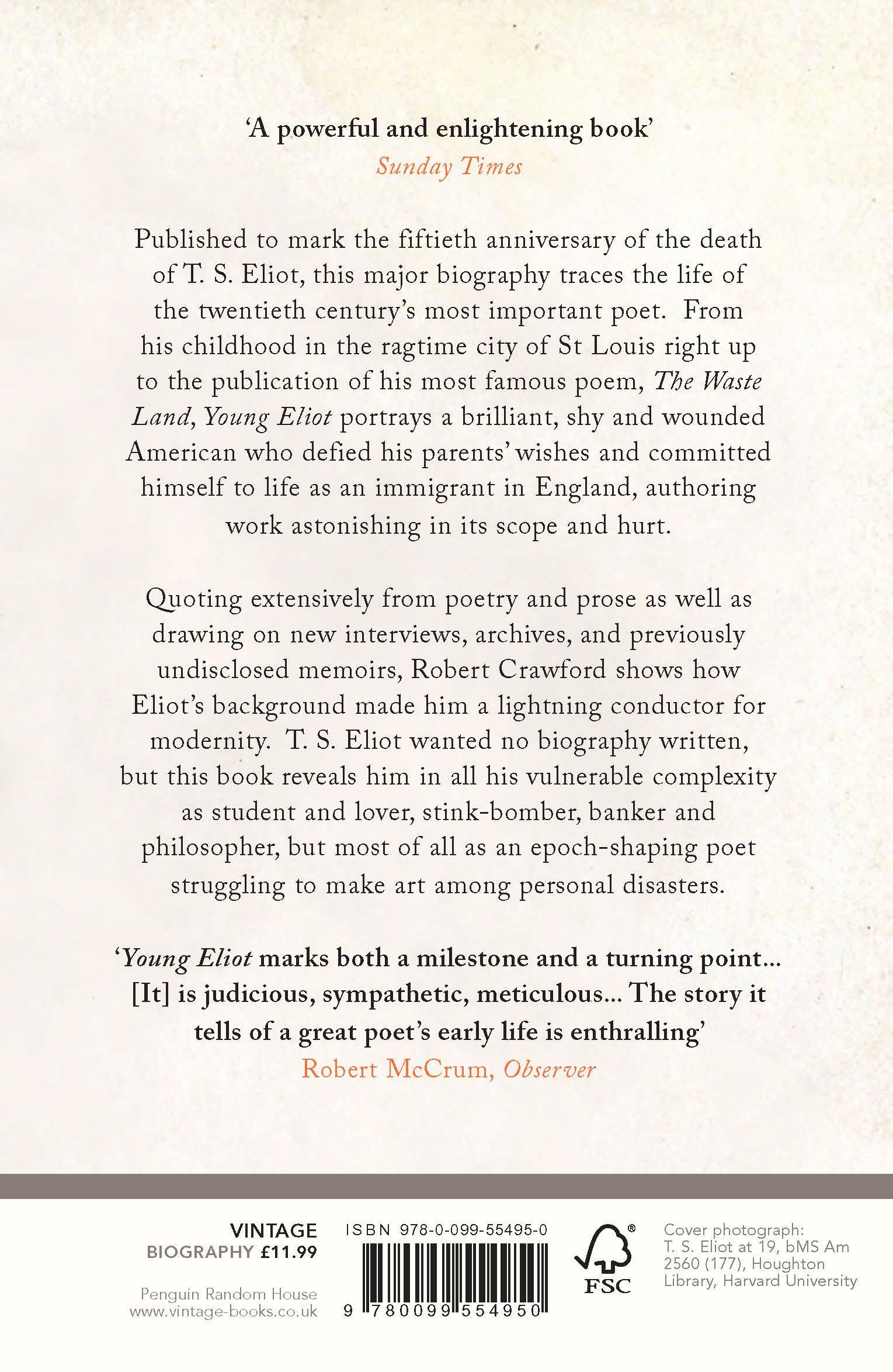 Rückseitencover Young Eliot