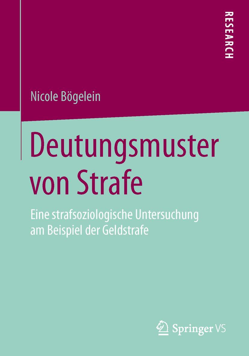 Vorderes Coverbild Deutungsmuster von Strafe