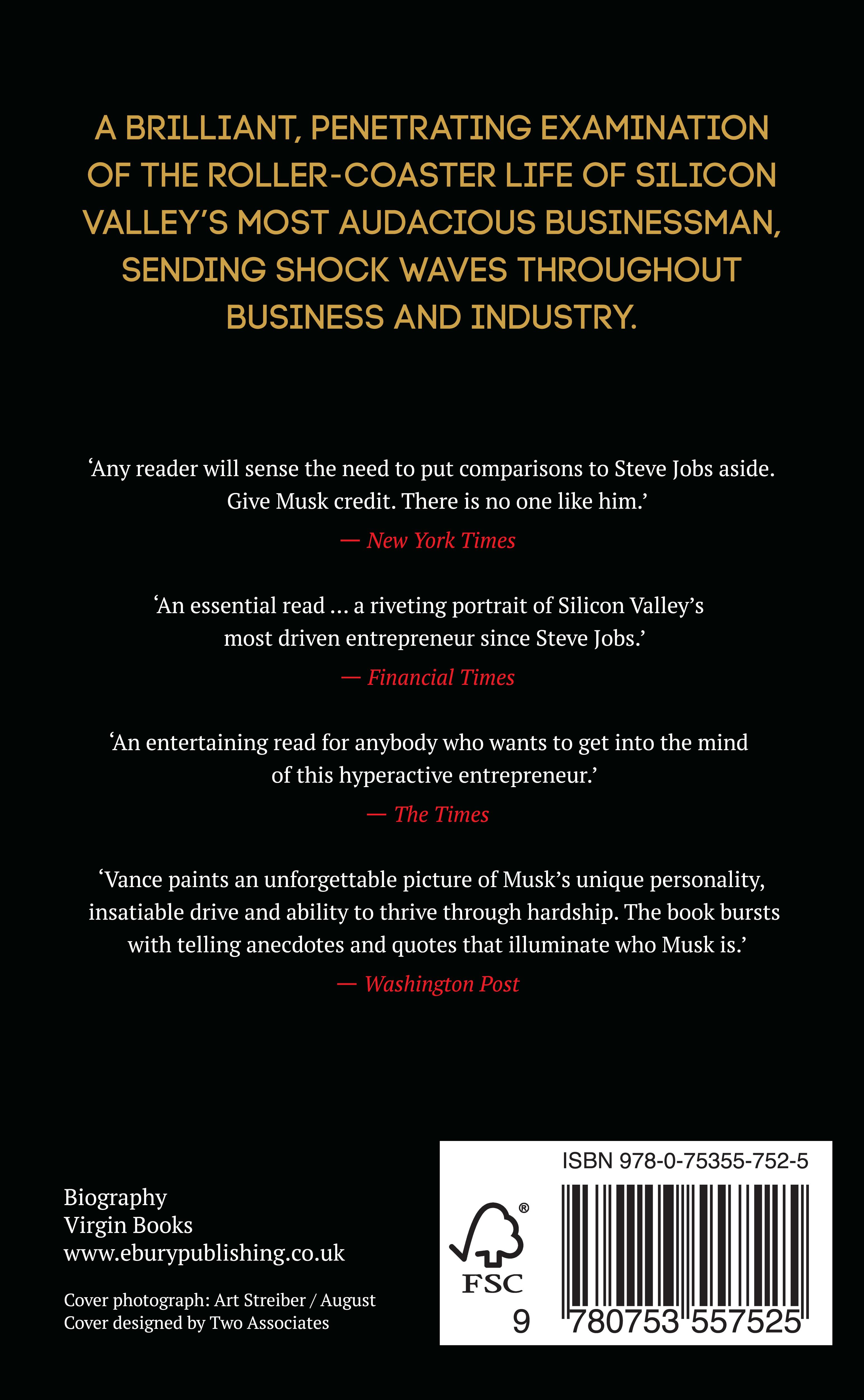 Rückseitencover Elon Musk