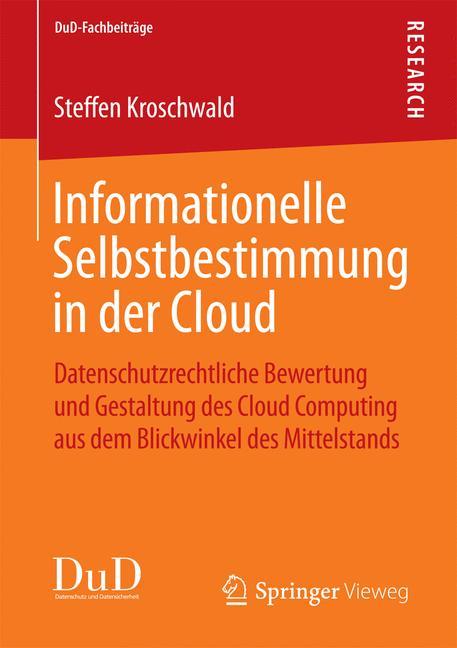 Vorderes Coverbild Informationelle Selbstbestimmung in der Cloud