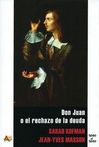 Vorderes Coverbild Don Juan o El rechazo de la deuda