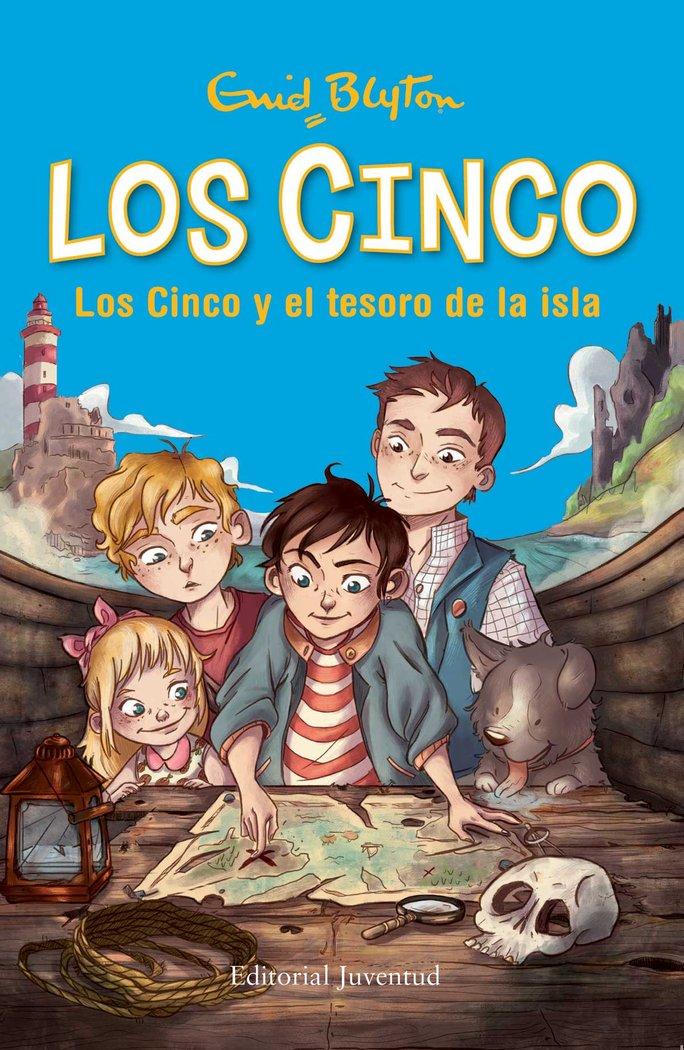 Vorderes Coverbild Los Cinco y El Tesoro de La Isla