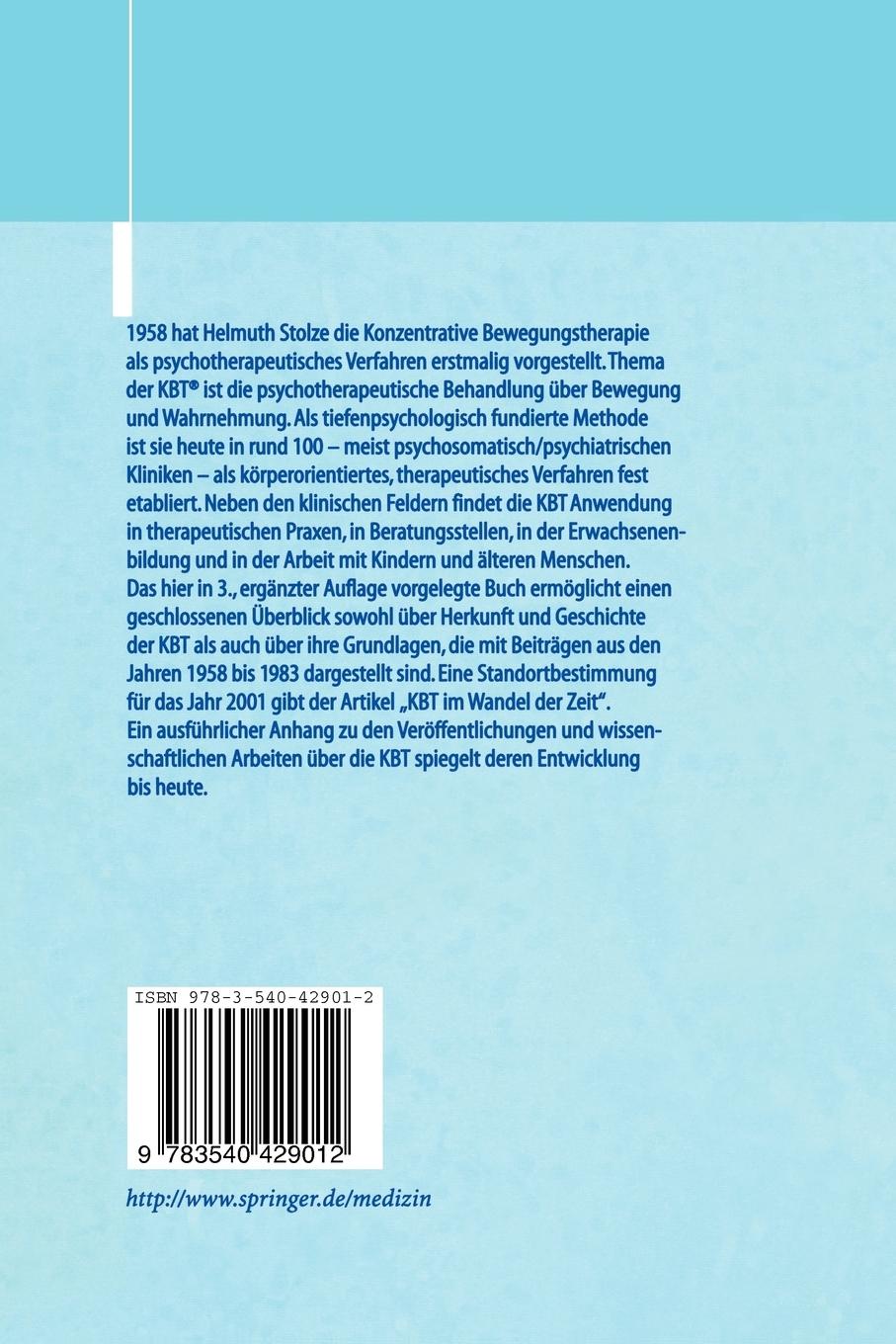 Rückseitencover KBT - Die Konzentrative Bewegungstherapie