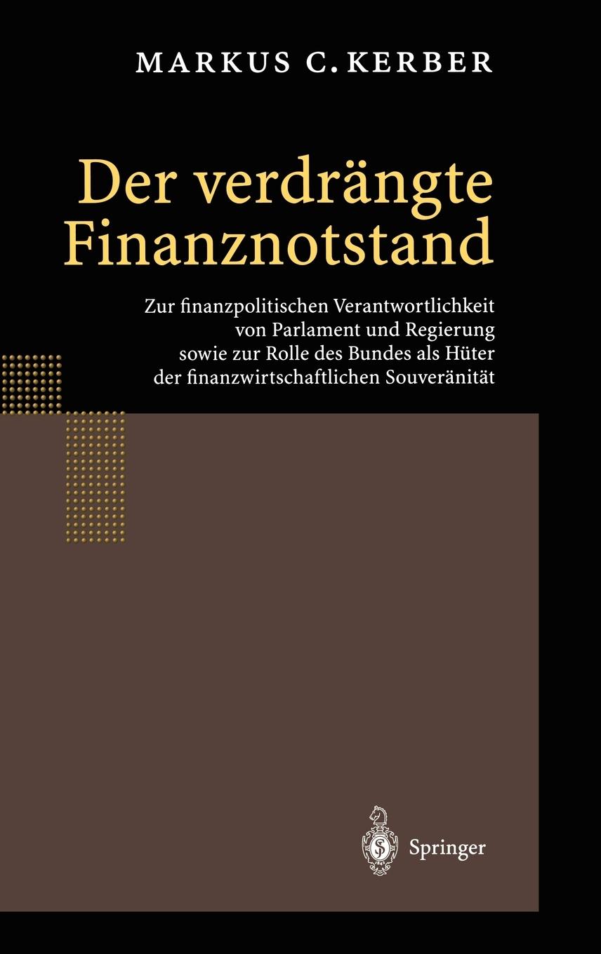 Vorderes Coverbild Der verdrängte Finanznotstand