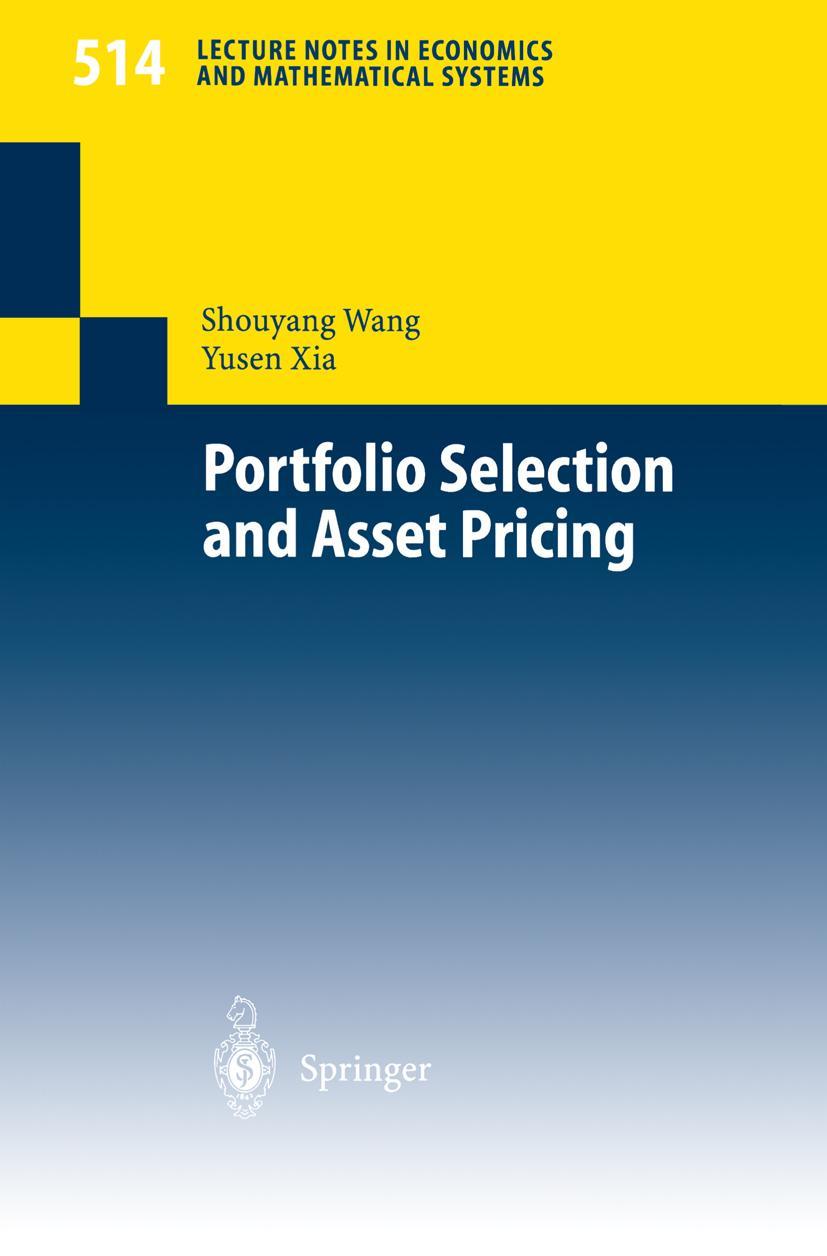 Vorderes Coverbild Portfolio Selection and Asset Pricing
