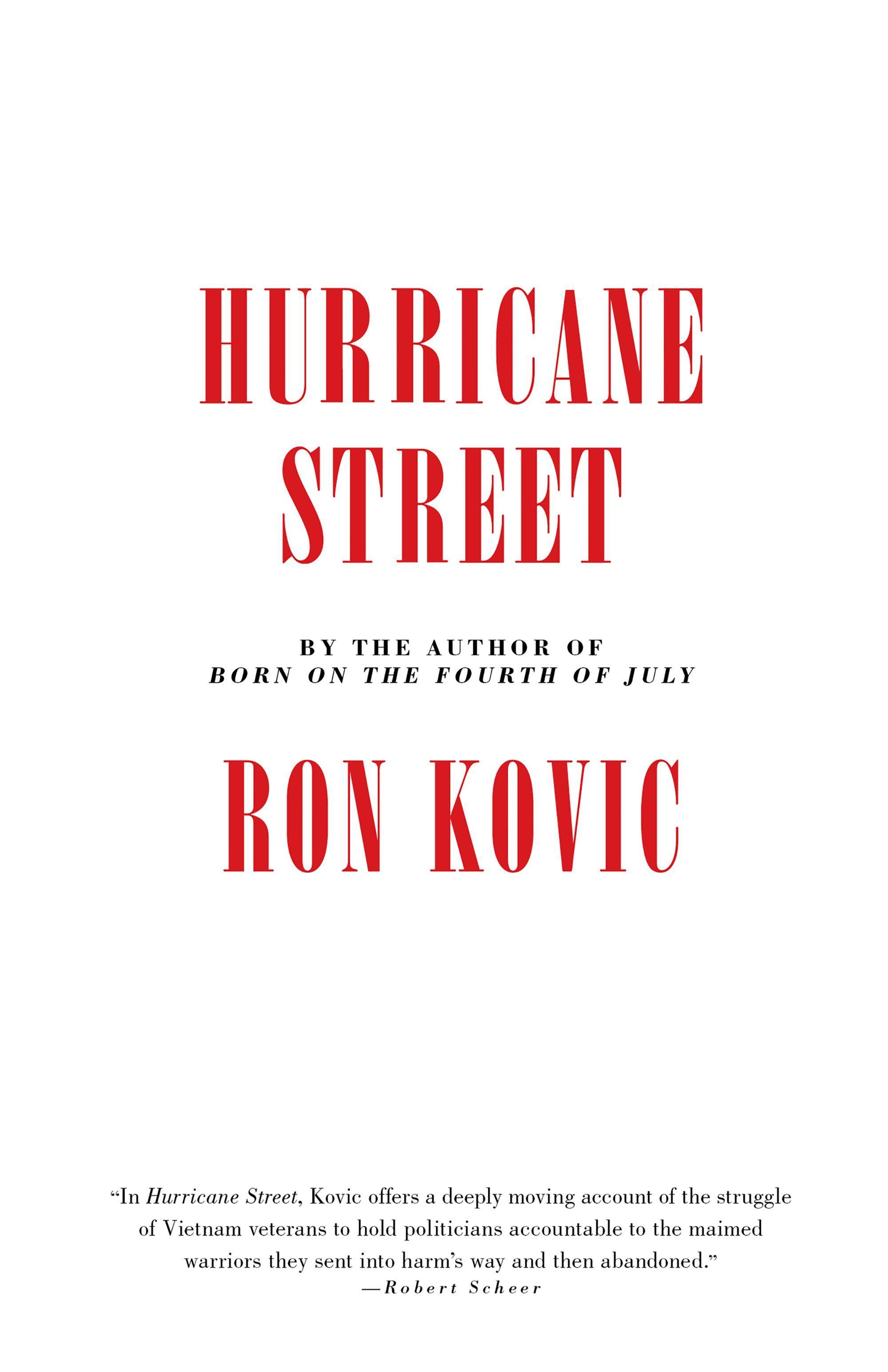 Vorderes Coverbild Hurricane Street