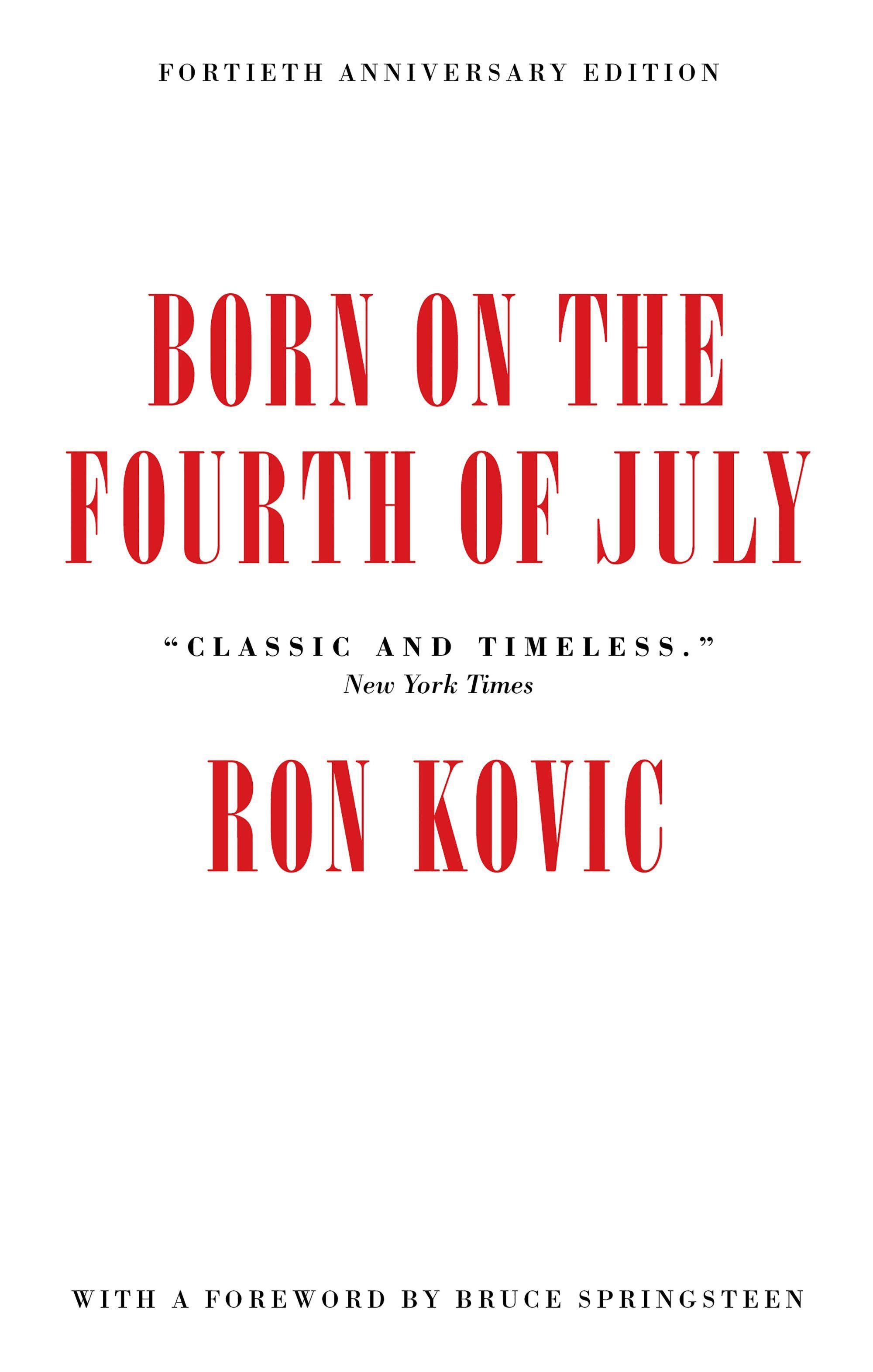 Vorderes Coverbild Born on the Fourth of July