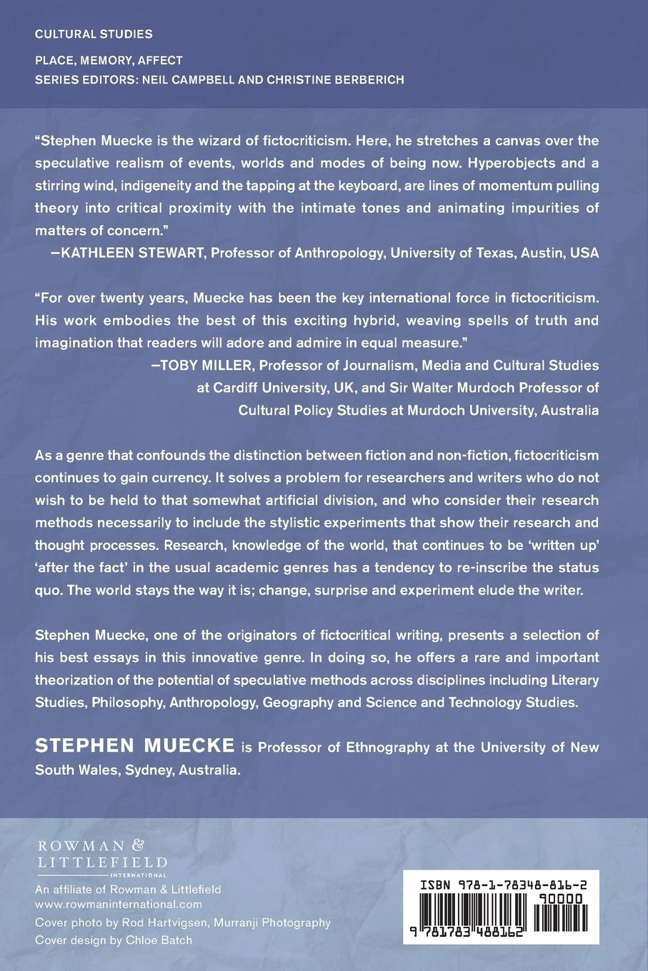 Rückseitencover Mother's Day Protest and Other Fictocritical Essays